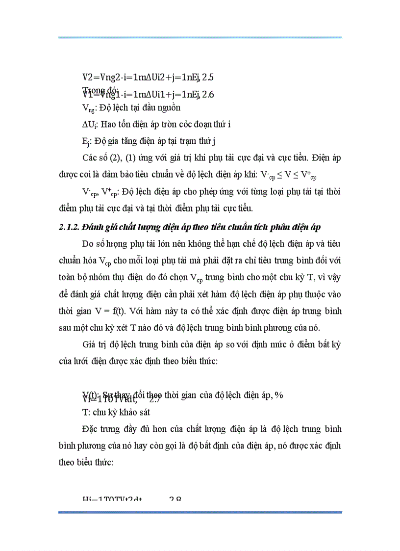 image for page Nâng cao chất lượng điện áp bằng cách thay đổi hệ số công suất cosφ Áp dụng tính toán thiết kế tụ bù cho trạm biến áp tiêu thụ 560kVA 35 0 4kV cung cấp điện cho công ty TNHH H B