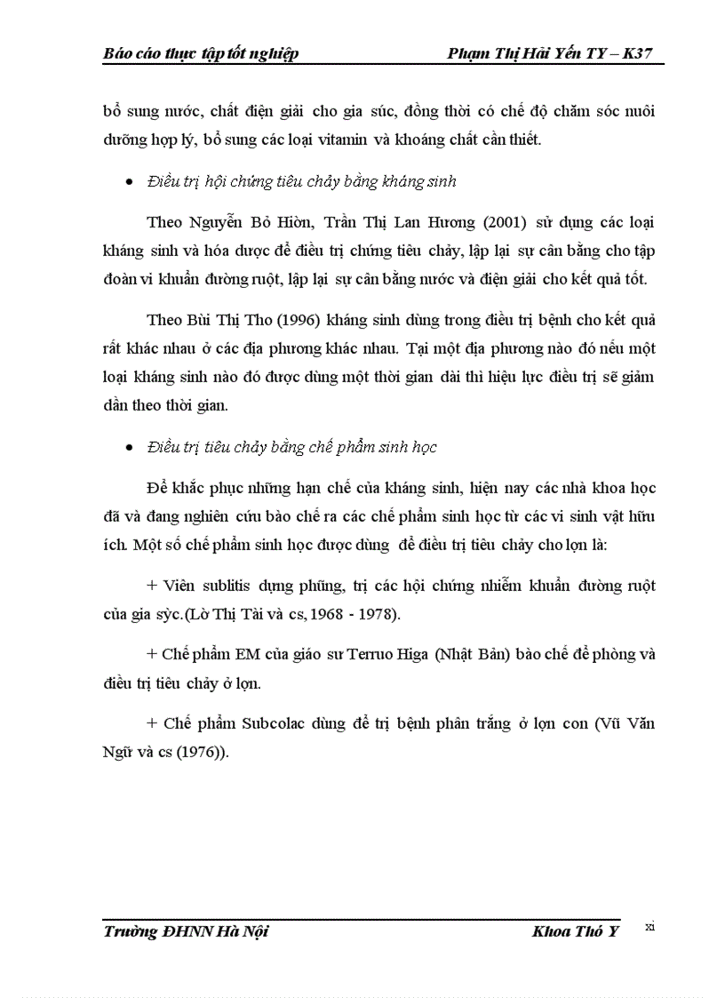 image for page Điều tra tình hình mắc hội chứng tiêu chảy ở lợn con theo mẹ từ sơ sinh đến 28 ngày tuổi và đưa ra nột số phác đồ điều trị tại xã Lam Hạ Thành phố Phủ Lý