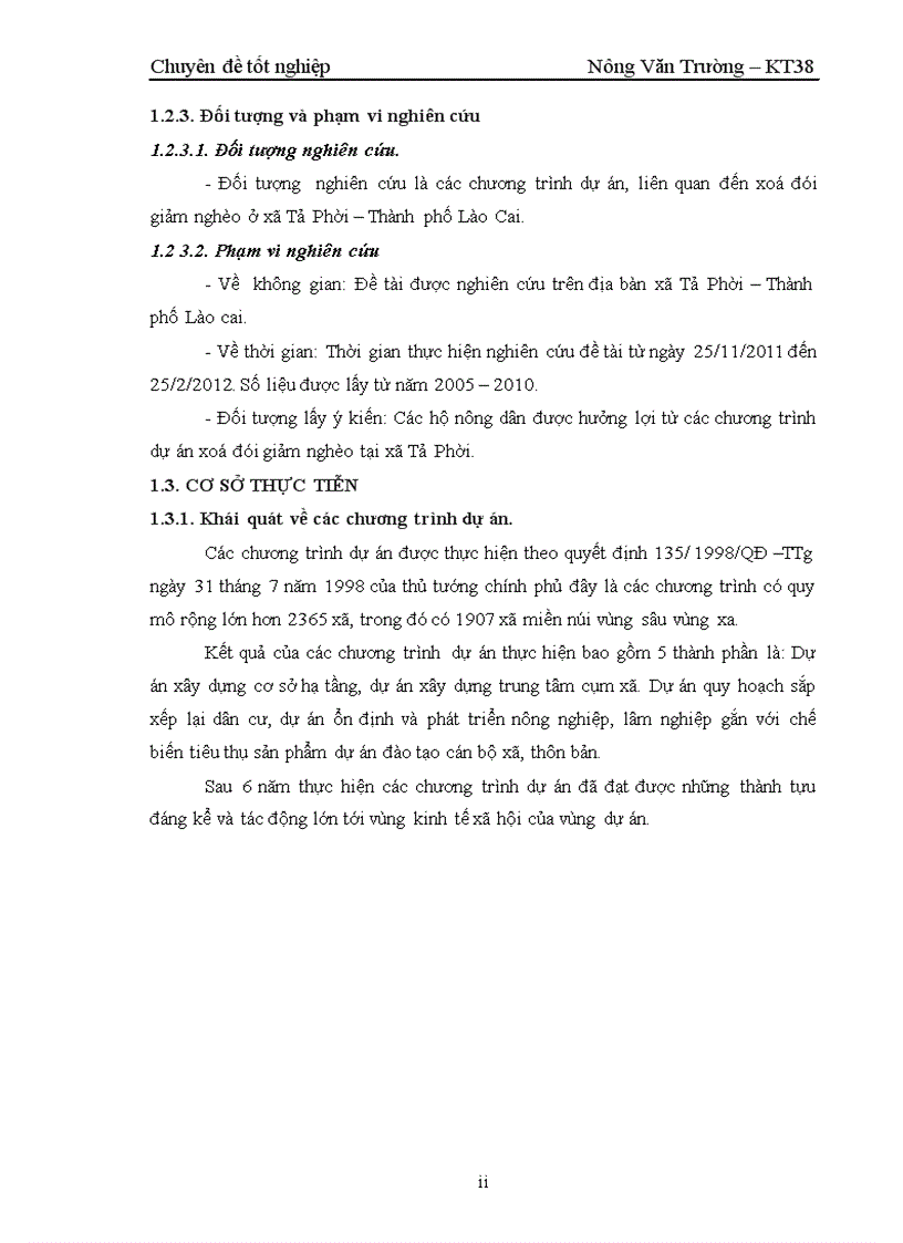 image for page Kết quả của các chương trình dự án liên quan đến xoá đói giảm nghèo ở xã Tả Phời Thành phố Lào Cai Tỉnh Lào Cai