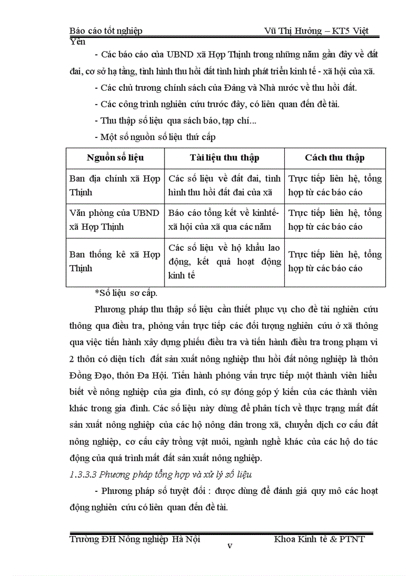 image for page Thực trạng và giải pháp nhằm phát triển kinh tế của các hộ nông dân bị mất đất sản xuất do công nghiệp hóa và đô thị hoá tại xã Hợp Thịnh Huyện Hiệp Hoà Tỉnh Bắc Giang