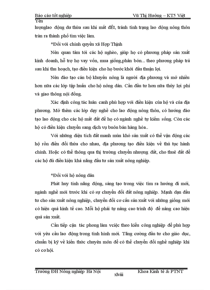 image for page Thực trạng và giải pháp nhằm phát triển kinh tế của các hộ nông dân bị mất đất sản xuất do công nghiệp hóa và đô thị hoá tại xã Hợp Thịnh Huyện Hiệp Hoà Tỉnh Bắc Giang