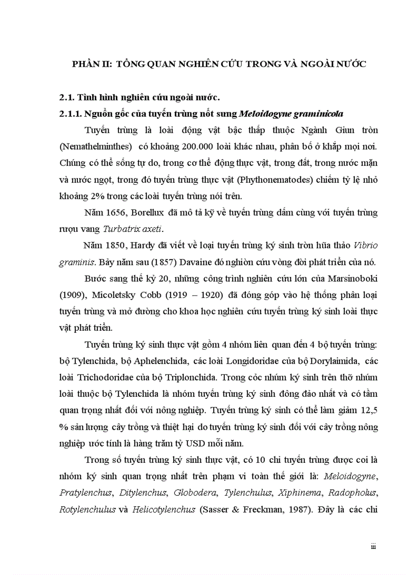 image for page Nghiên cứu đặc điểm của tuyến trùng nốt sưng Meloidogyne graminicola Golden Birchfield 1965 hại rễ lúa