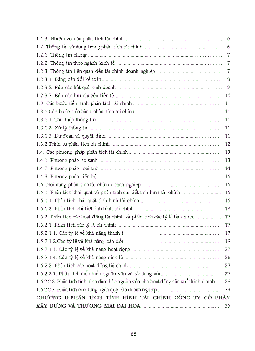 image for page Phân tích tình hình tài chính Công ty Cổ phần xây dựng và thương mại Đại Hoa