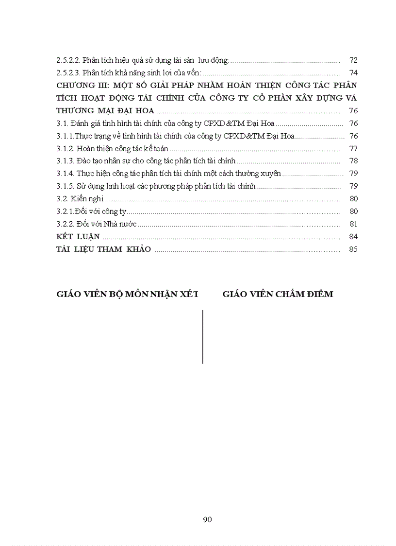 image for page Phân tích tình hình tài chính Công ty Cổ phần xây dựng và thương mại Đại Hoa