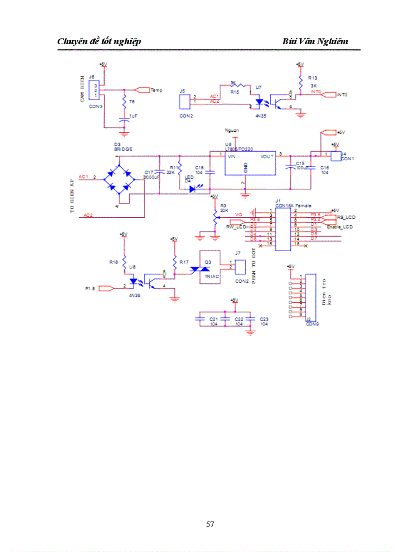 image for page Thiết kế hệ thống tự động đo điều khiển và hiển thị nhiệt độ khí sấy nông sản dạng hạt sử dụng vi điều khiển họ 805