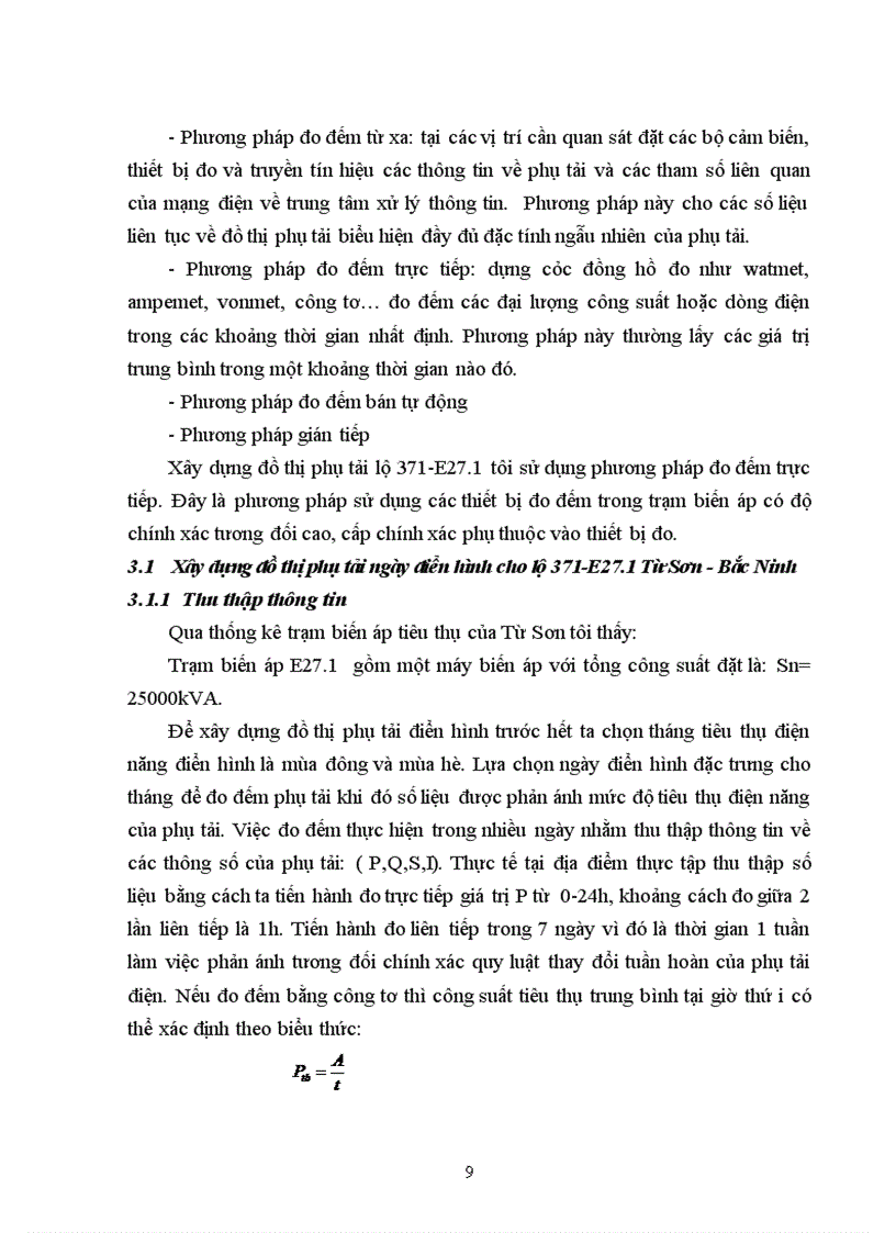 image for page Các biện pháp giảm hao tổn điện năng và nâng cao chất lượng điện năng trên lưới trung áp của lộ 371 E27 1 của thị xã Từ Sơn tỉnh Bắc Ninh 1