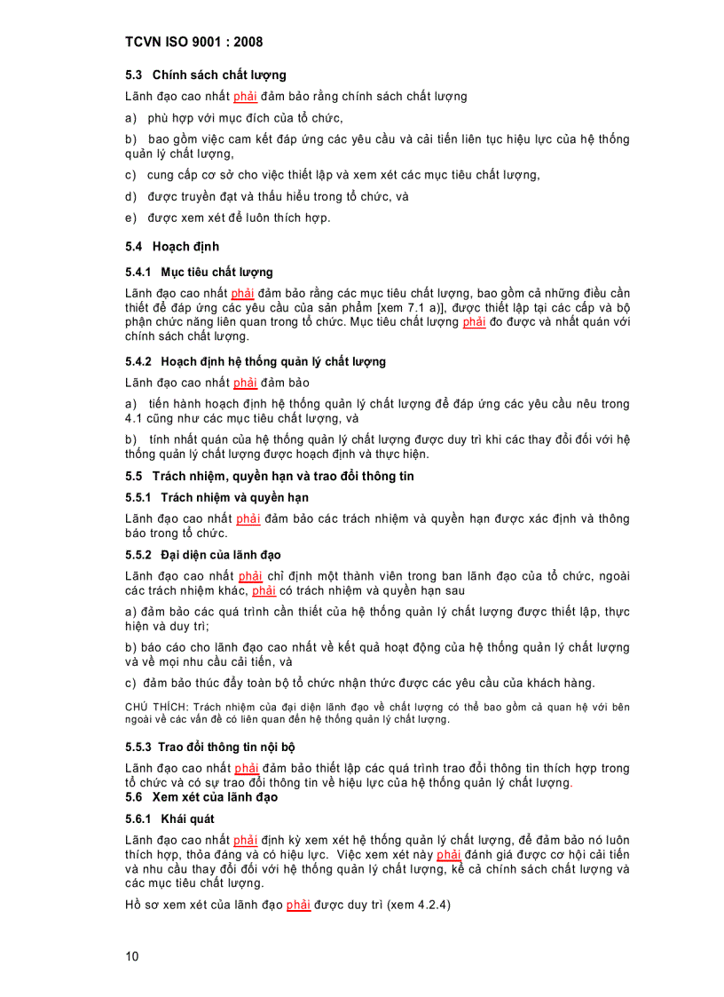 image for page Hệ thống quản lý chất lượng các yêu cầu