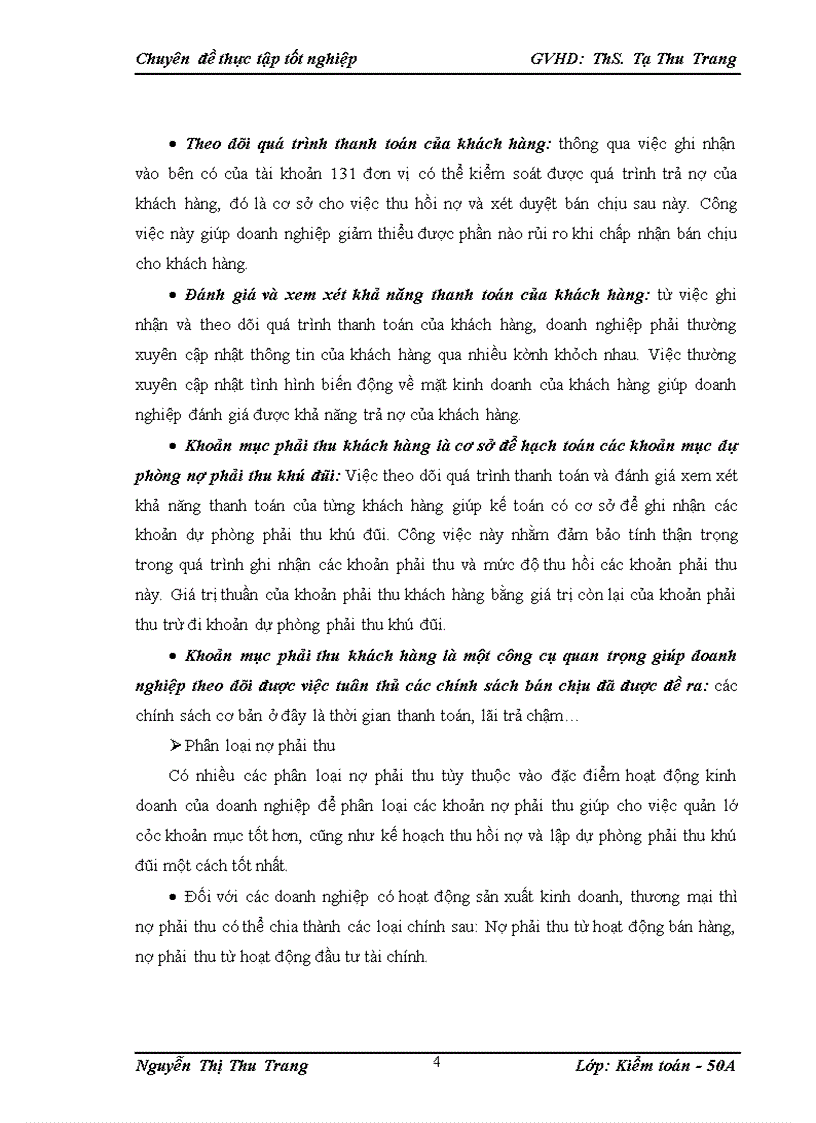 image for page Kiểm toán khoản mục nợ phải thu khách hàng trong quy trình kiểm toán Báo cáo tài chính do công ty TNHH Kiểm toán Immanuel thực hiện 4