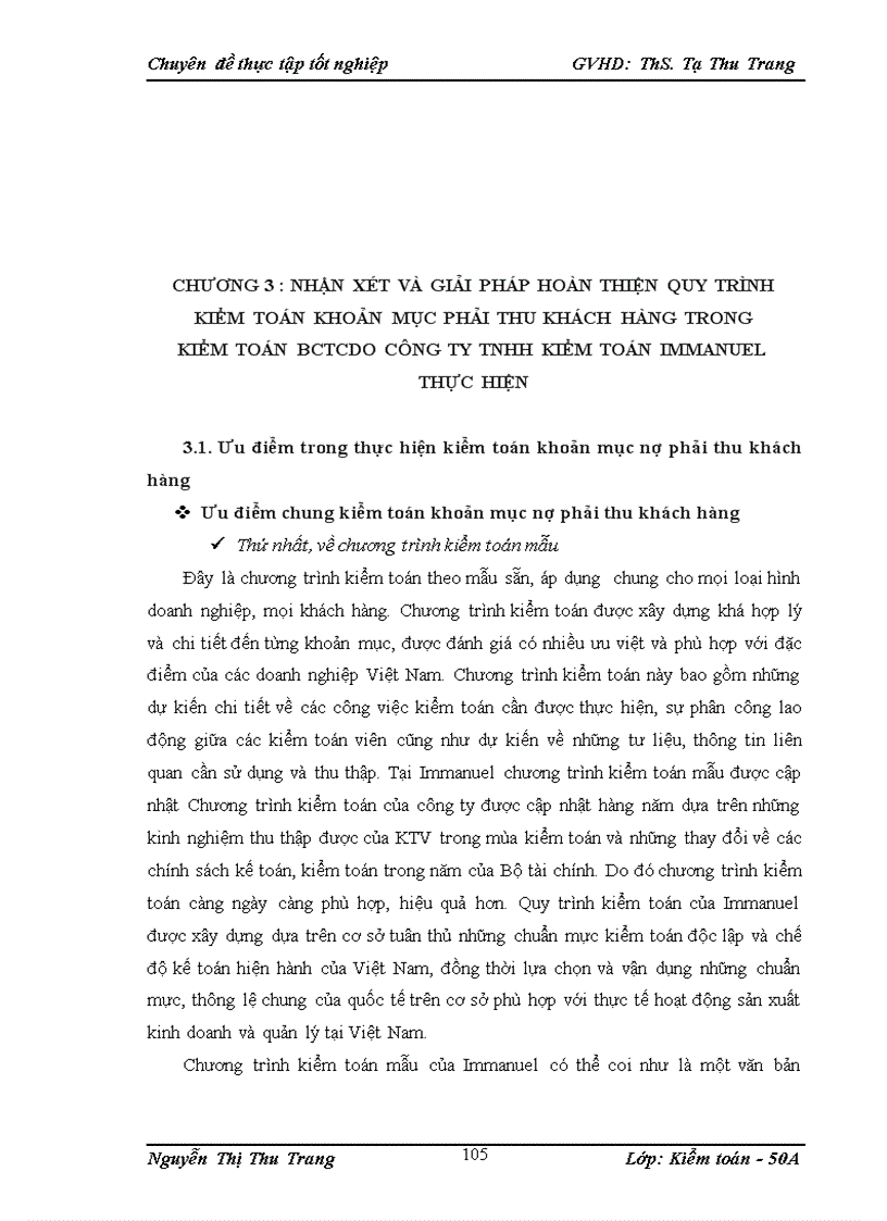 image for page Kiểm toán khoản mục nợ phải thu khách hàng trong quy trình kiểm toán Báo cáo tài chính do công ty TNHH Kiểm toán Immanuel thực hiện 4
