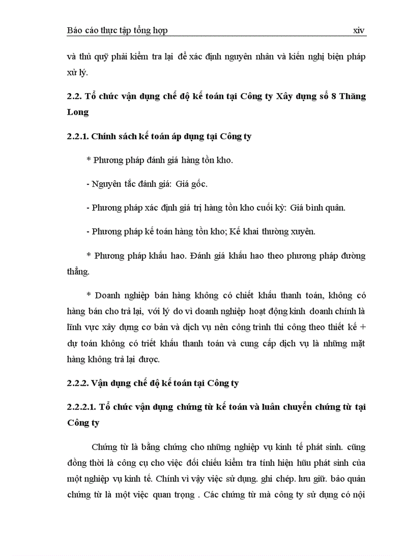 image for page Thực trạng tổ chức hạch toán kế toán tại Công ty Xây dựng số 8 Thăng Long 1