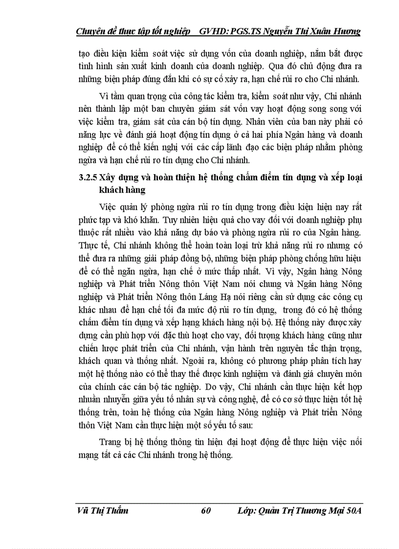 image for page Nâng cao hiệu quả cho vay đối với khách hàng là doanh nghiệp tại Chi nhánh NHNN PTNT Láng Hạ