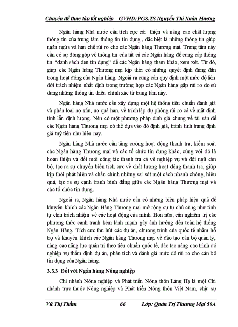 image for page Nâng cao hiệu quả cho vay đối với khách hàng là doanh nghiệp tại Chi nhánh NHNN PTNT Láng Hạ