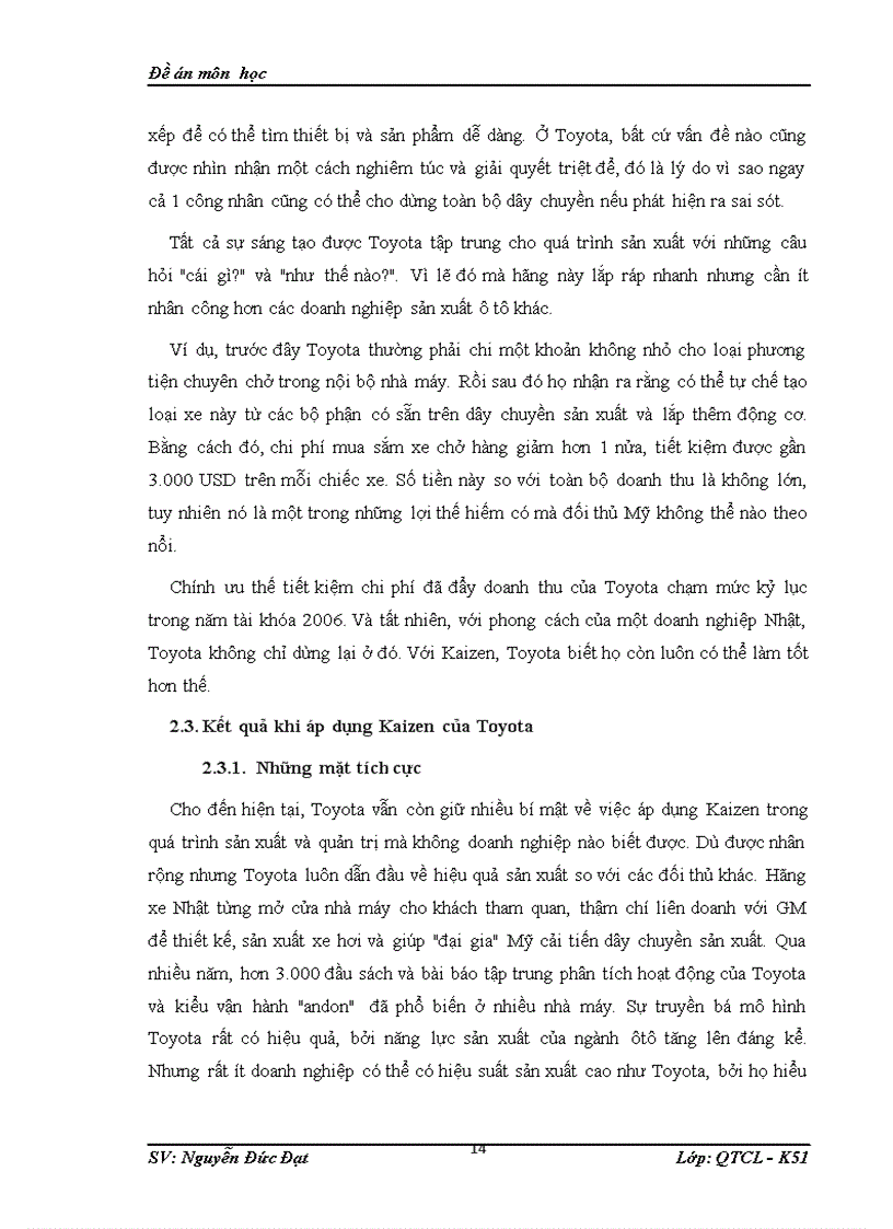 image for page Áp dụng Kaizen trong quản trị chất lượng tại các doanh nghiệp sản xuất ô tô