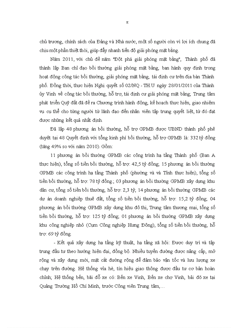 image for page Tóm tắt đề tài Đầu tư phát triển quỹ nhà ở đất tái định cư phục vụ công tác giải phóng mặt bằng trên địa bàn thành phố Vinh tỉnh Nghệ an giai đoạn 2006 2020
