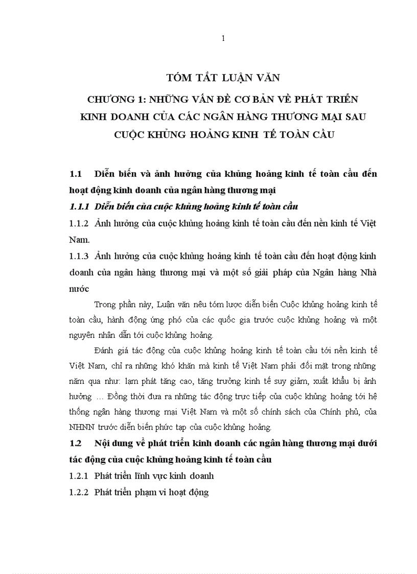 image for page Phát triển kinh doanh của Chi nhánh ngân hàng Đầu tư và Phát triển Bắc Hà Nội sau khủng hoảng kinh tế toàn cầu 5