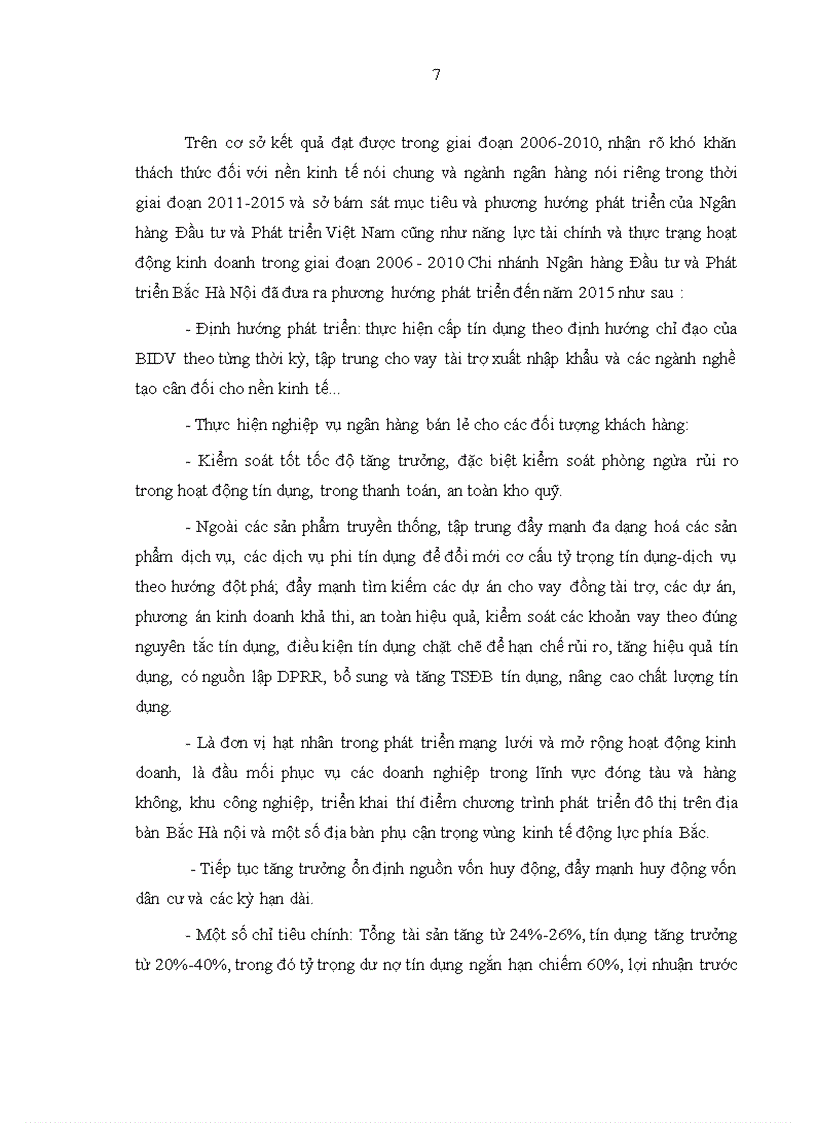 image for page Phát triển kinh doanh của Chi nhánh ngân hàng Đầu tư và Phát triển Bắc Hà Nội sau khủng hoảng kinh tế toàn cầu 5