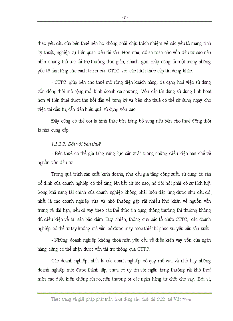 image for page Thực trạng và giải pháp phát triển hoạt động cho thuê tài chính tại việt nam