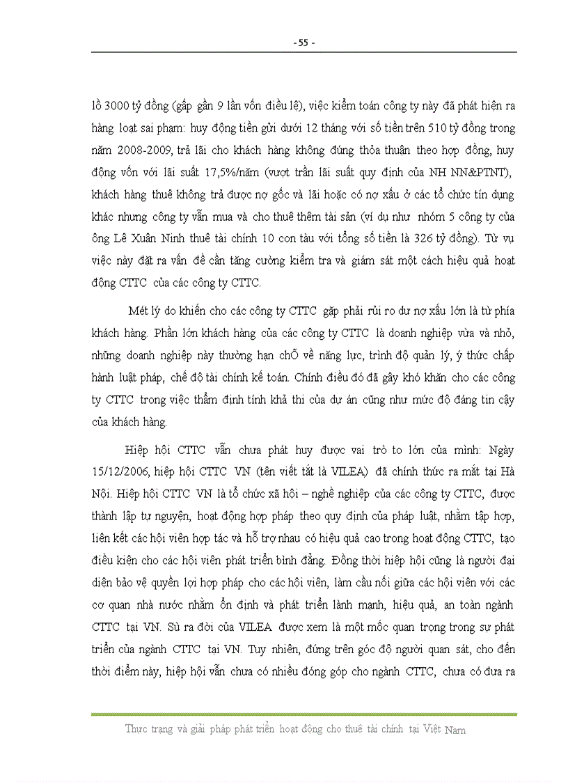 image for page Thực trạng và giải pháp phát triển hoạt động cho thuê tài chính tại việt nam