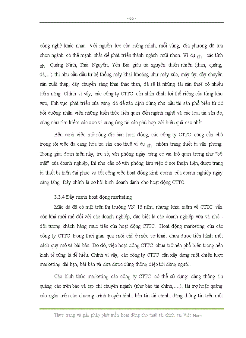 image for page Thực trạng và giải pháp phát triển hoạt động cho thuê tài chính tại việt nam