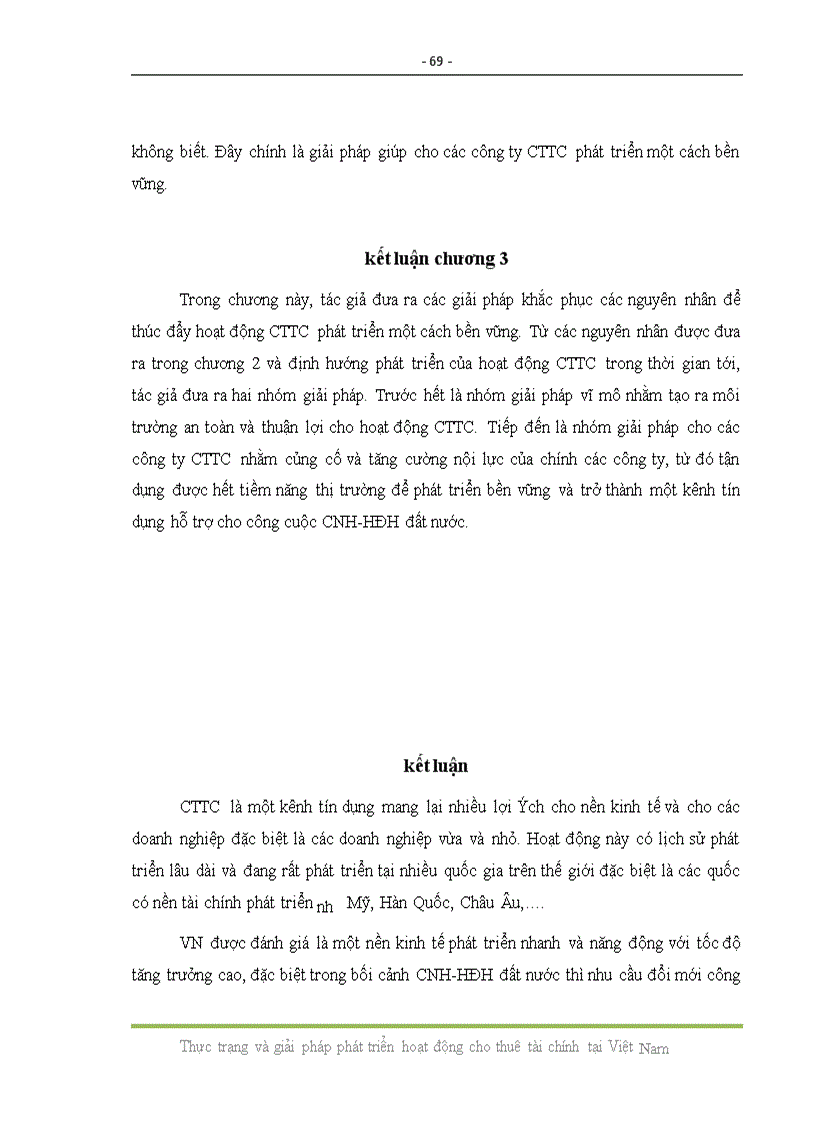 image for page Thực trạng và giải pháp phát triển hoạt động cho thuê tài chính tại việt nam