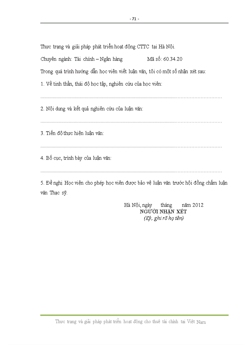 image for page Thực trạng và giải pháp phát triển hoạt động cho thuê tài chính tại việt nam