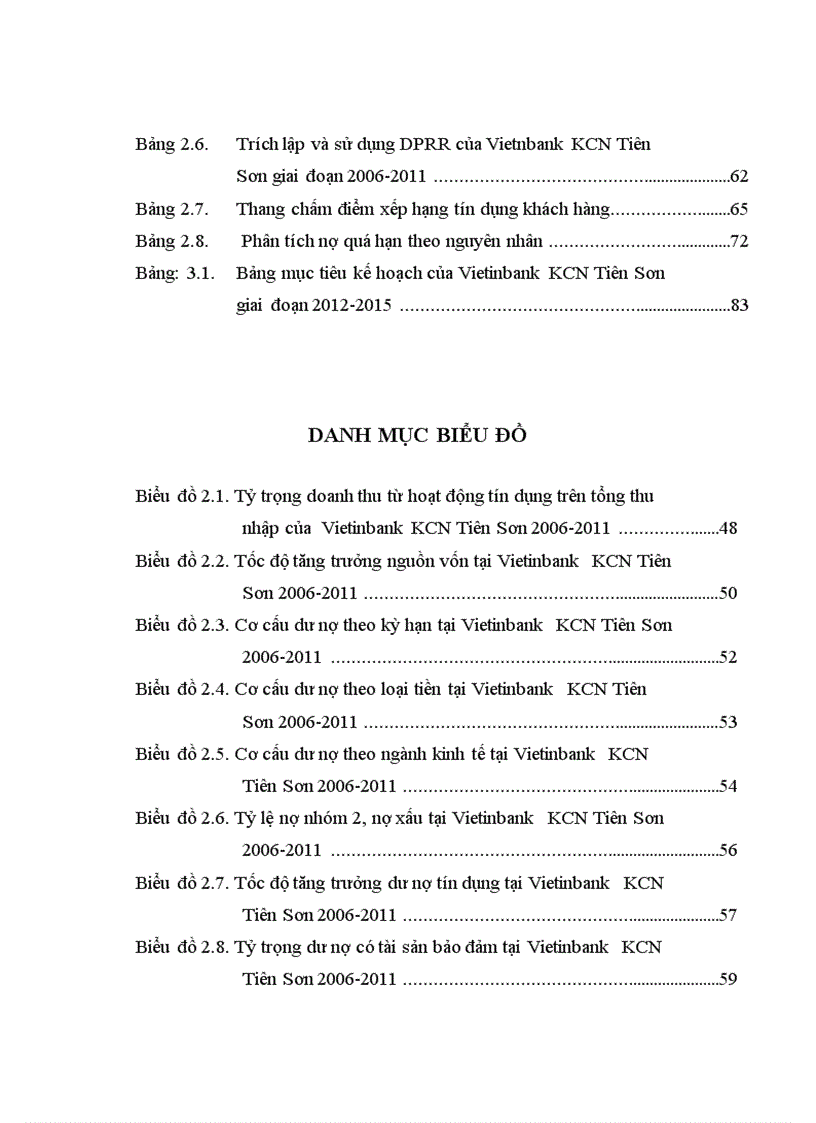 image for page Quản trị rủi ro tín dụng tại Ngân hàng TMCP Công Thương Việt Nam Chi nhánh Khu công nghiệp Tiên Sơn 3
