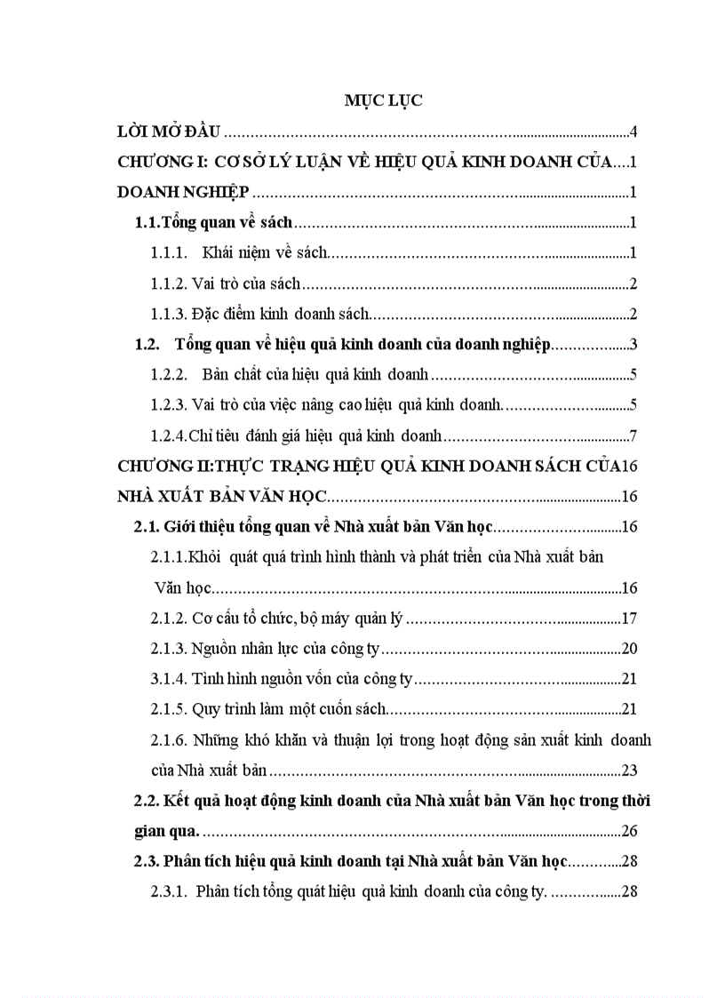 Nâng cao hiệu quả kinh doanh sách ở Nhà xuất bản Văn học