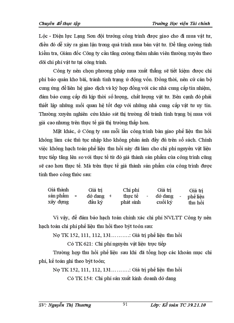 image for page Tổ chức kế toán chi phí sản xuất và tính giá thành sản phẩm xây lắp tại Công ty Cổ phần Xây lắp Điện 3