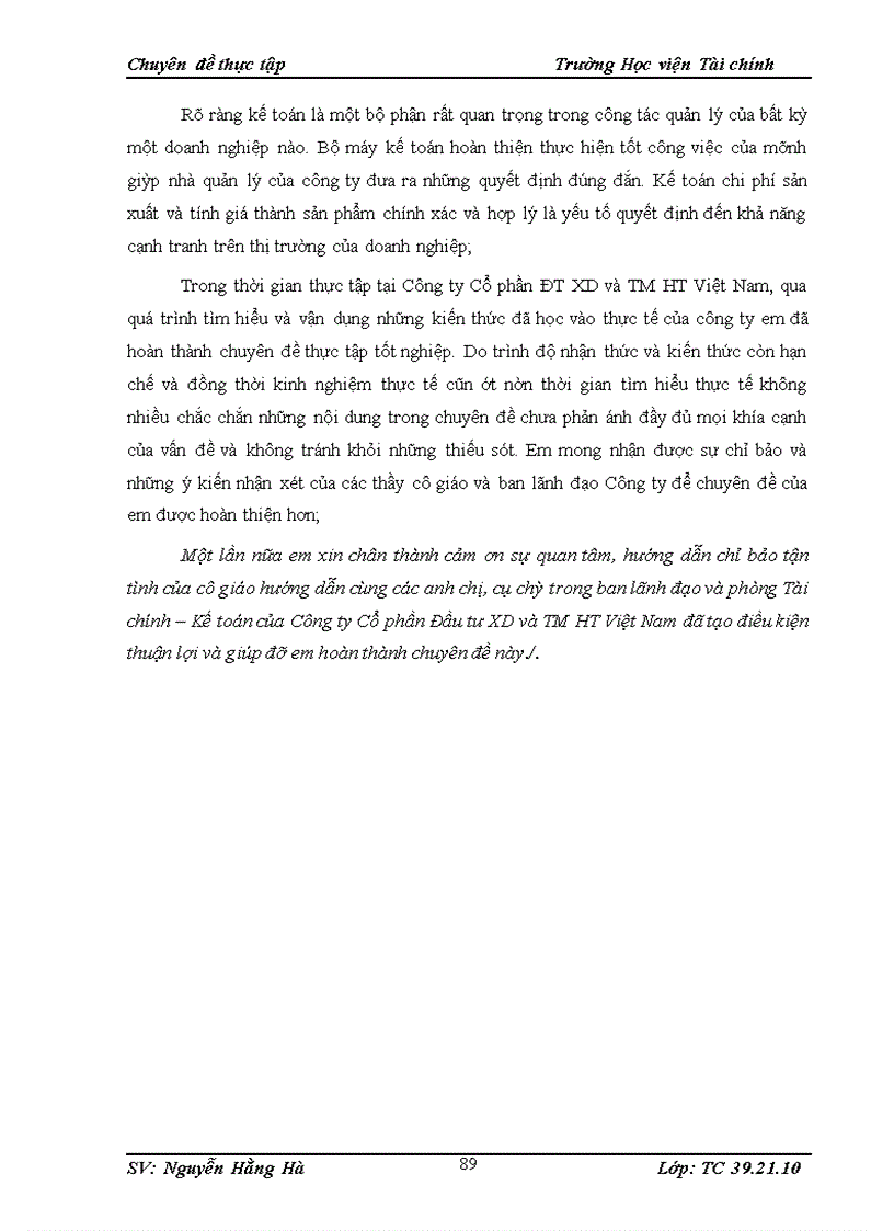 image for page Tổ chức kế toán chi phí sản xuất tính giá thành sản phẩm tại Công ty Cổ phần Đầu tư xây dựng và Thương mại HT Việt Nam