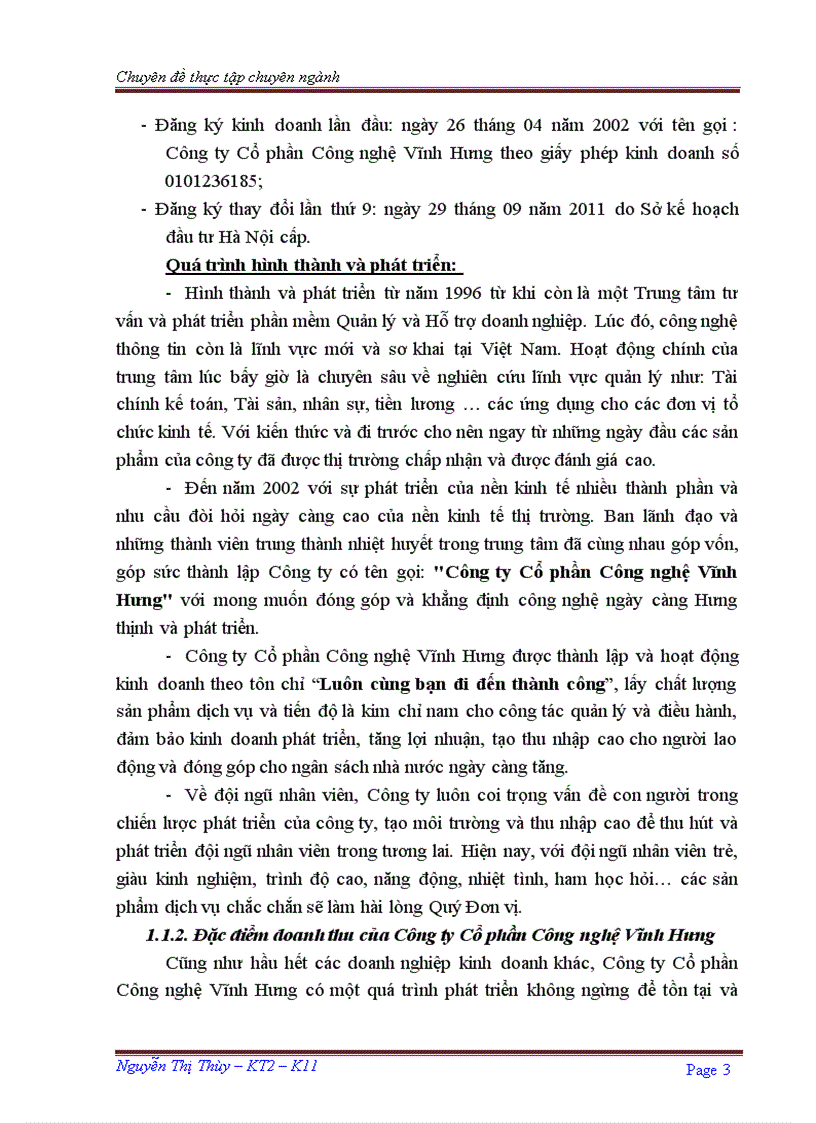 image for page Hoàn thiện kế toán doanh thu chi phí và xác định kết quả kinh doanh tại Công ty Cổ phần Công nghệ Vĩnh Hưng