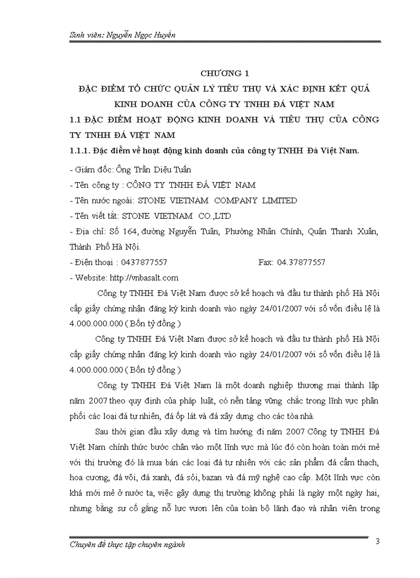 image for page Hoàn thiện kế toán tiêu thụ và xác định kết quả kinh doanh tại công ty TNHH Đá Việt Nam