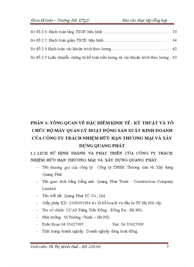 image for page Tổ chức một số phần hành kế toán cụ thể tại Công ty trách nhiệm hữu hạn Thương mại và Xây dựng Quang Phát
