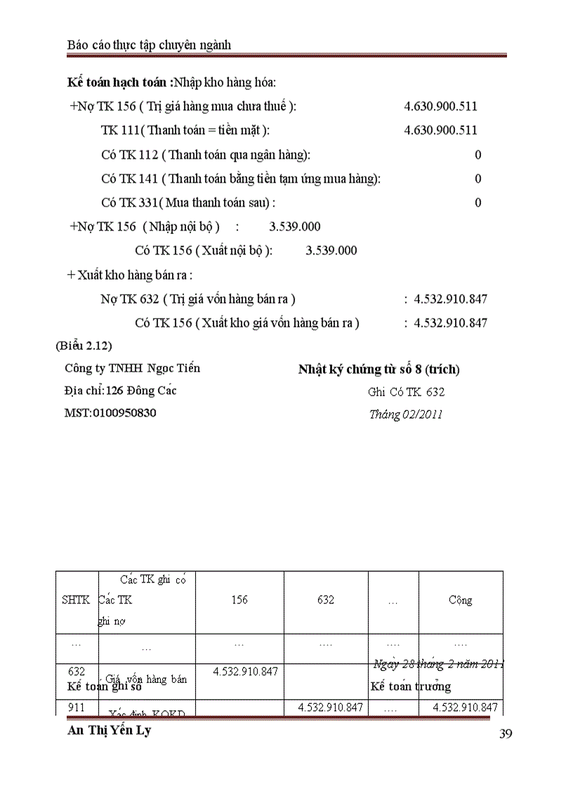 image for page Kế toán bán hàng và xác định kết quả bán hàng tại Công ty TNHH Ngọc Tiến
