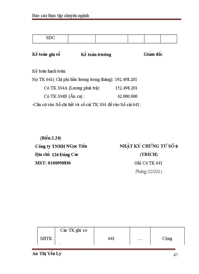 image for page Kế toán bán hàng và xác định kết quả bán hàng tại Công ty TNHH Ngọc Tiến