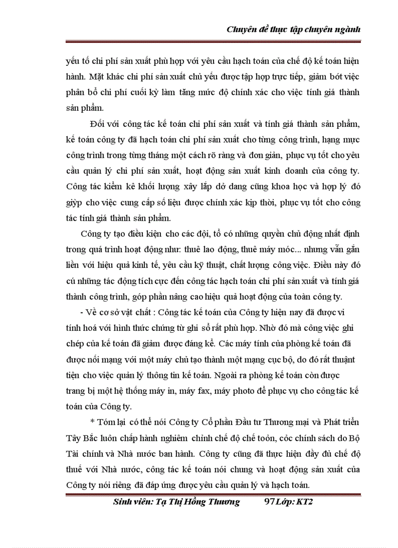 image for page Hoàn thiện kế toán chi phí sản xuất và tính giá thành sản phẩm tại công ty cổ phần đầu tư thương mại và phát triển tây bắc