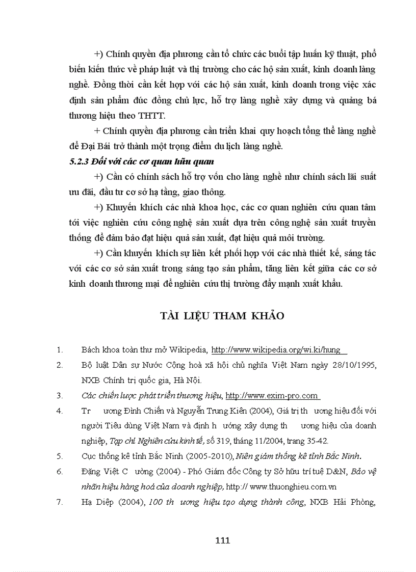 image for page Nghiên cứu nhu cầu xây dựng thương hiệu tập thể Đồng Đại Bái cho sản phẩm đúc đồng ở xã Đại Bái huyện Gia Bình tỉnh Bắc Ninh