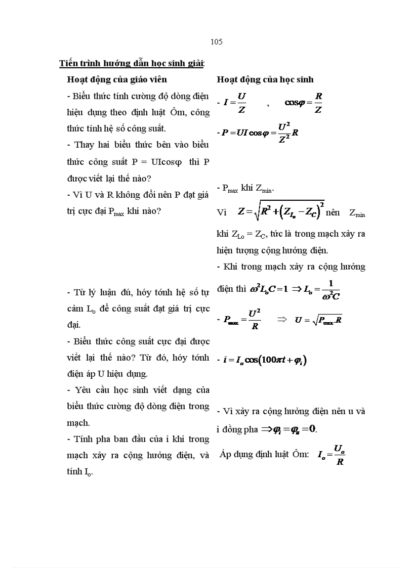 image for page Bồi dưỡng năng lực sáng tạo cho học sinh lớp 12 THPT trong dạy học giải bài tập chương Dòng điện xoay chiều