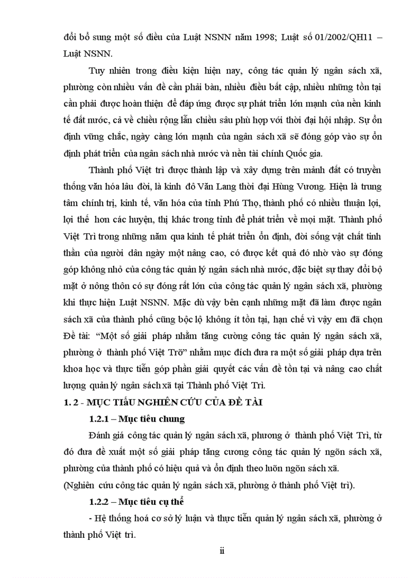 image for page Giải pháp nhằm tăng cường công tác quản lý ngân sách xã phường ở thành phố việt trì