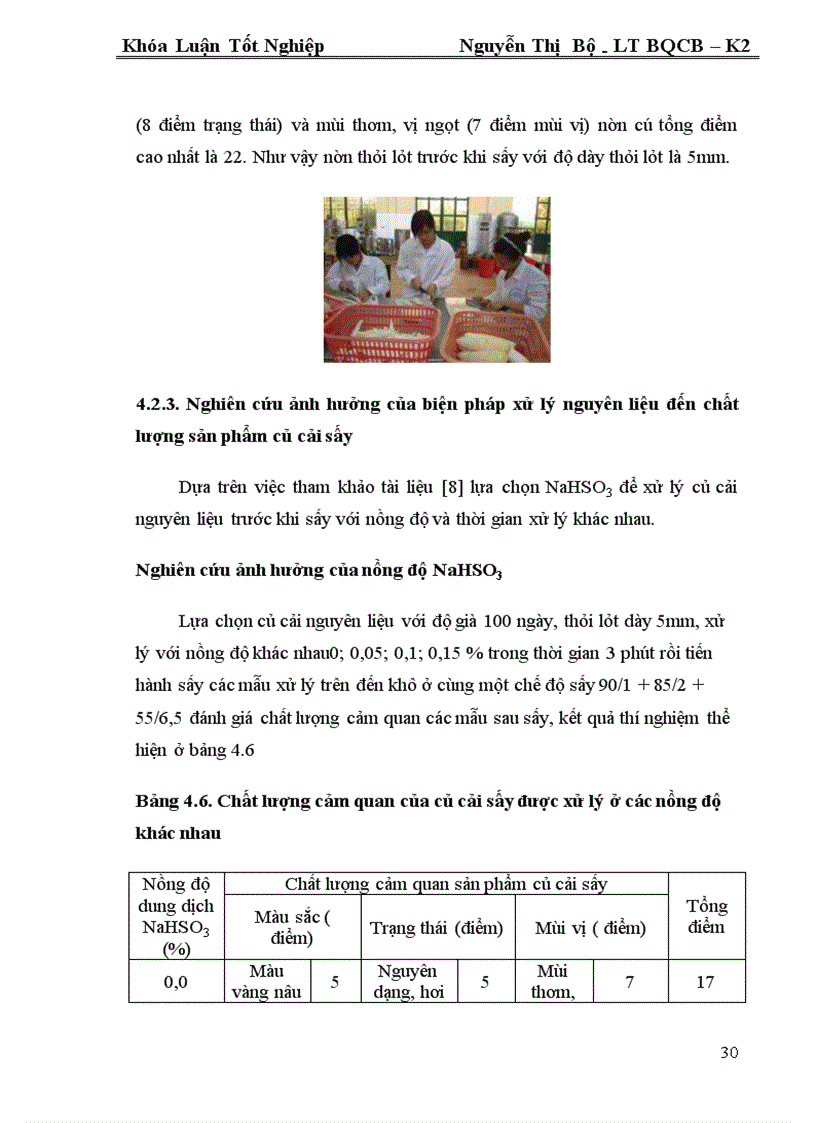 image for page Bước đầu nghiên cứu quy trình sản xuất củ cải sấy Đầm Hà