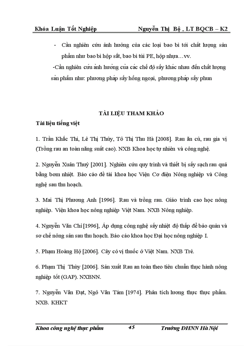 image for page Bước đầu nghiên cứu quy trình sản xuất củ cải sấy Đầm Hà