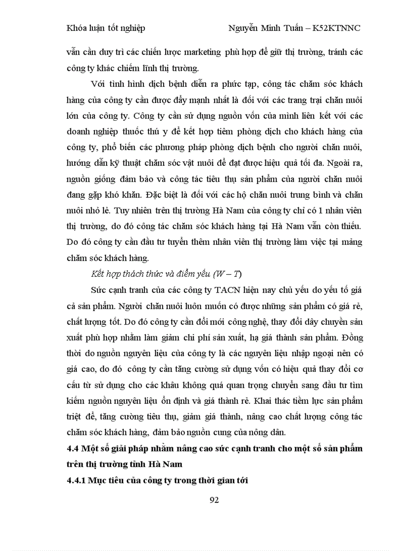 image for page Nâng cao sức cạnh tranh một số sản phẩm của công ty cổ phần dinh dưỡng Hồng Hà tại tỉnh Hà Nam 1