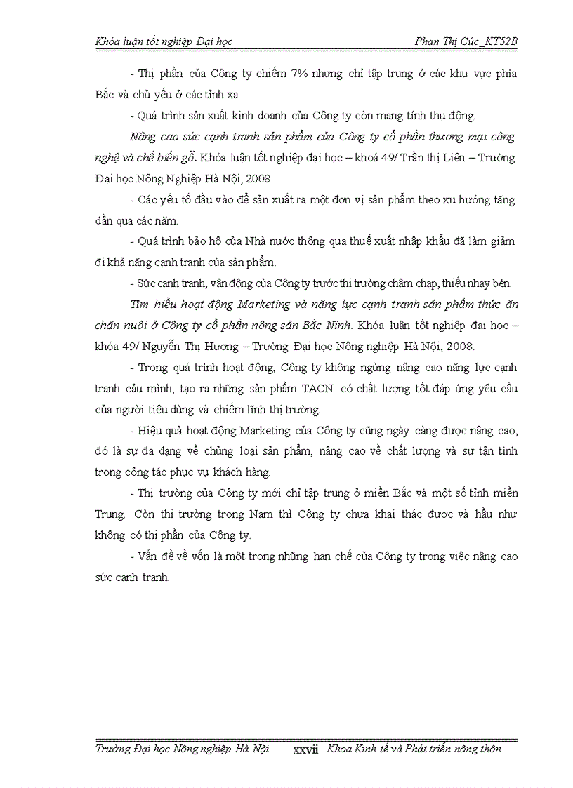 image for page Giải pháp nhằm nâng cao năng lực cạnh tranh của Công ty Cổ phần Thiên Lý Hưng Yên