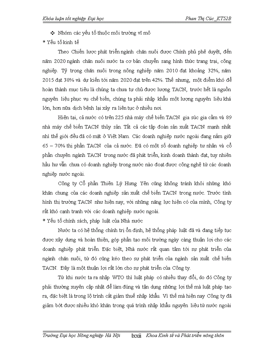 image for page Giải pháp nhằm nâng cao năng lực cạnh tranh của Công ty Cổ phần Thiên Lý Hưng Yên