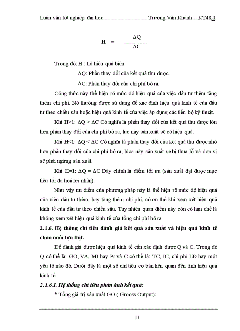 image for page Đánh giá hiệu quả kinh tế trong chăn nuôi lợn thịt của các hộ nông dân ở Hải Triều huyện Tiên Lữ tỉnh Hưng Yên