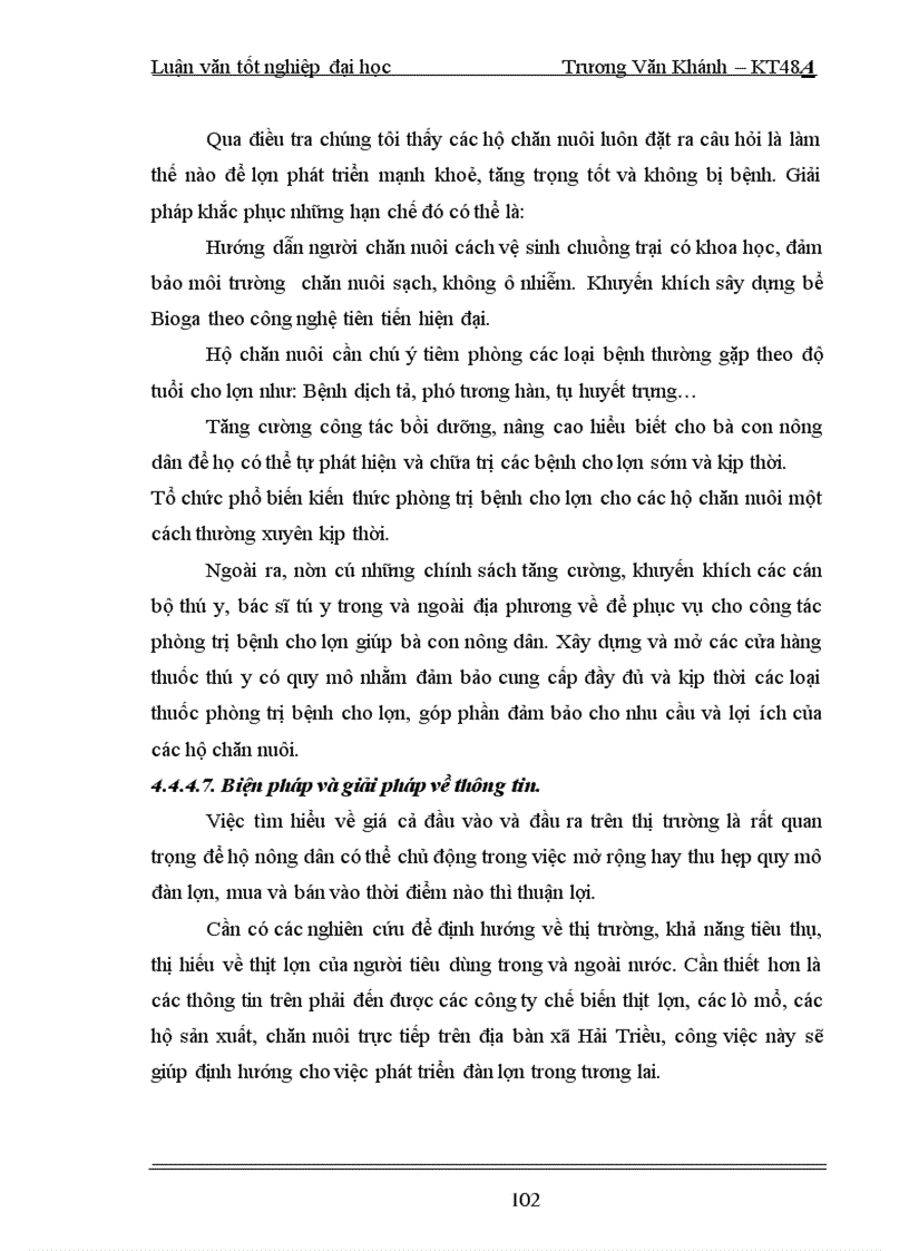 image for page Đánh giá hiệu quả kinh tế trong chăn nuôi lợn thịt của các hộ nông dân ở Hải Triều huyện Tiên Lữ tỉnh Hưng Yên