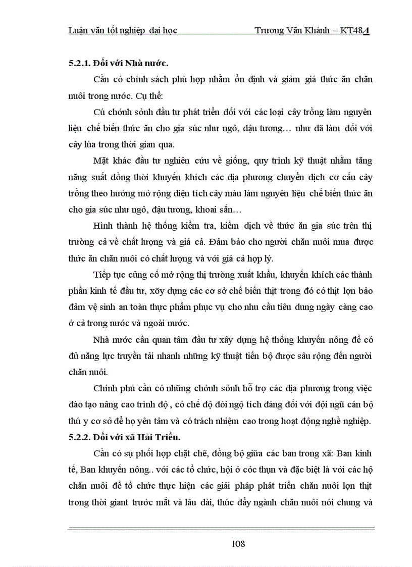 image for page Đánh giá hiệu quả kinh tế trong chăn nuôi lợn thịt của các hộ nông dân ở Hải Triều huyện Tiên Lữ tỉnh Hưng Yên