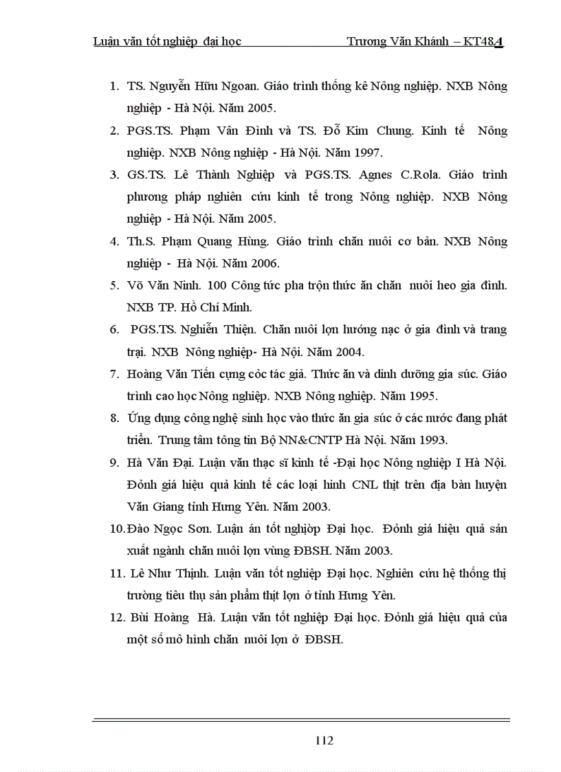 image for page Đánh giá hiệu quả kinh tế trong chăn nuôi lợn thịt của các hộ nông dân ở Hải Triều huyện Tiên Lữ tỉnh Hưng Yên