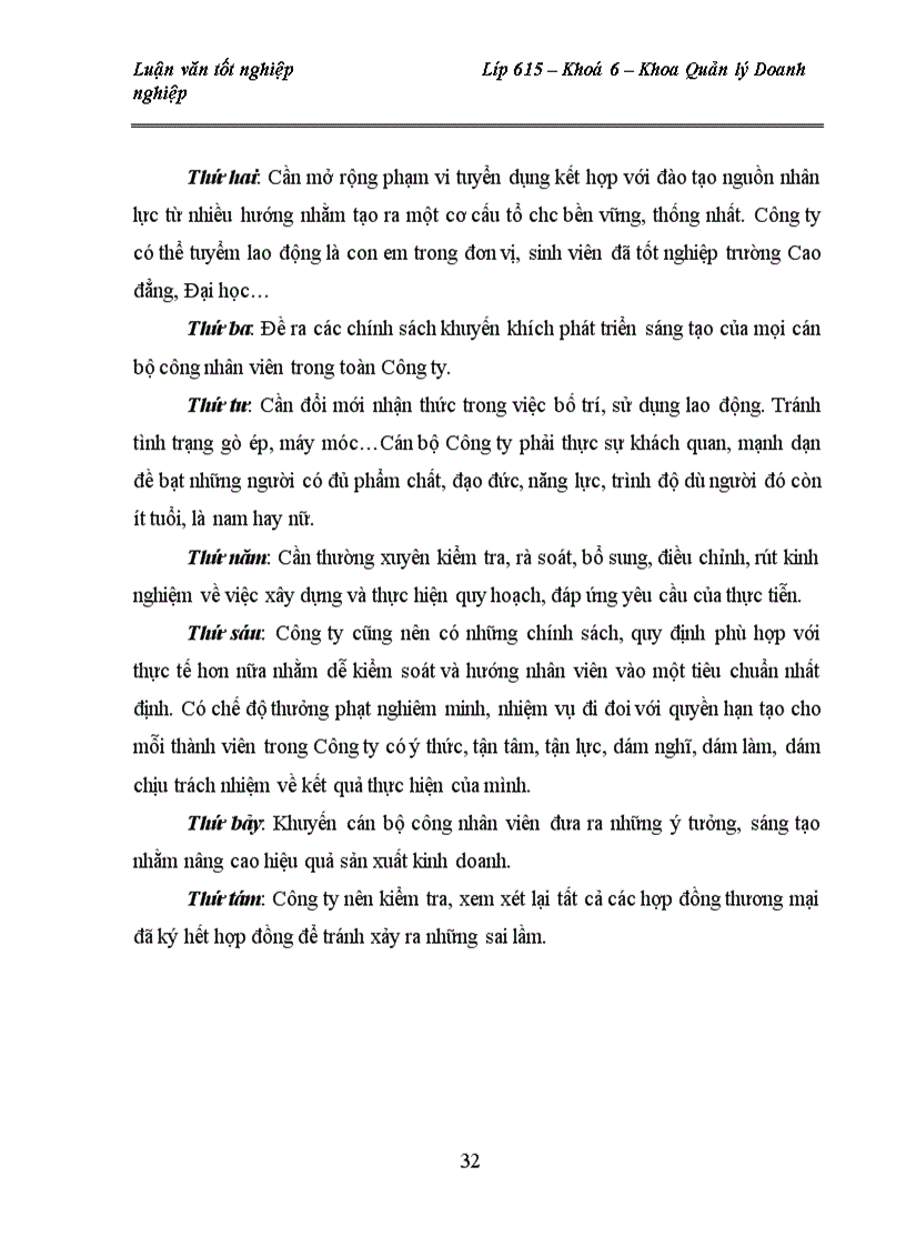 image for page Một số giải pháp nhằm hoàn thiện công tác quản lý nhân sự tại Công ty xăng dầu Bắc Sơn 1