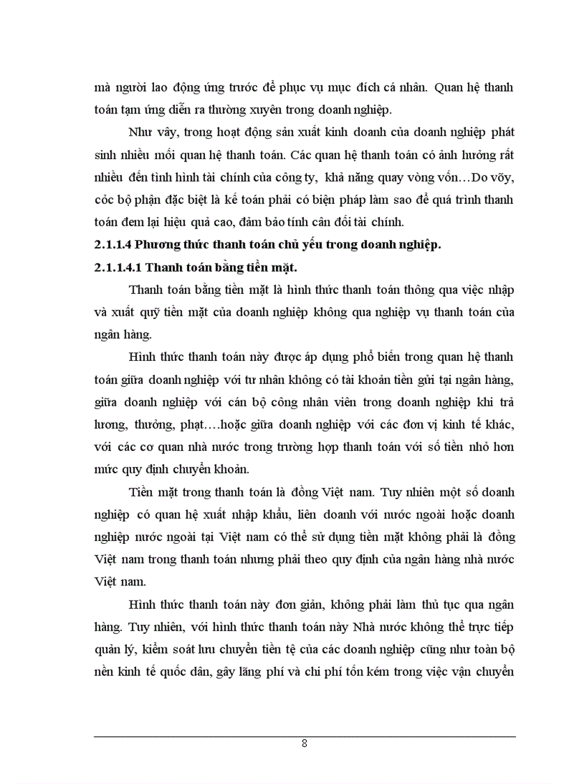 image for page Kế toán các nghiệp vụ thanh toán và quản lý công nợ tại công ty cổ phần may Hưng yên