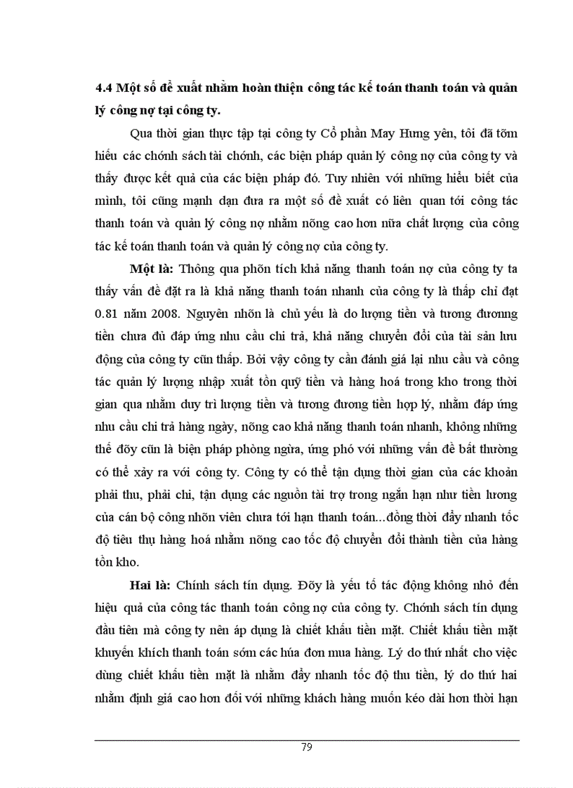 image for page Kế toán các nghiệp vụ thanh toán và quản lý công nợ tại công ty cổ phần may Hưng yên